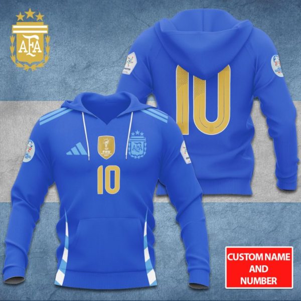 Personalized Argentina x Messi National Football Hoodie