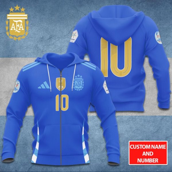 Personalized Argentina x Messi National Football Hoodie