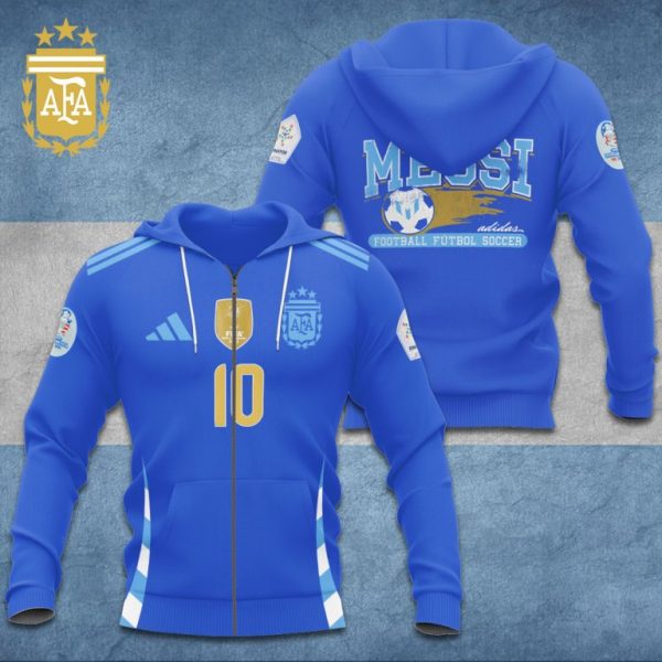 Lionel Messi Fotball Futbol Soccer Adidas Style Hoodie