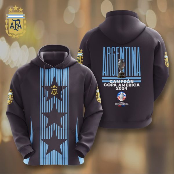 Argentina Campeon Copa America 2024 Hoodie