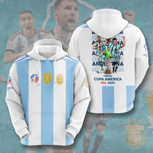 Argentina Messi Copa America USA 2024 Hoodie